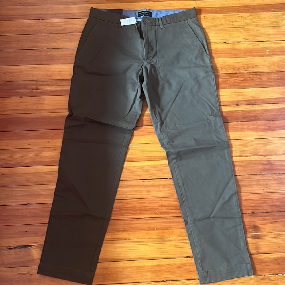 Chino pant , olive green/grey